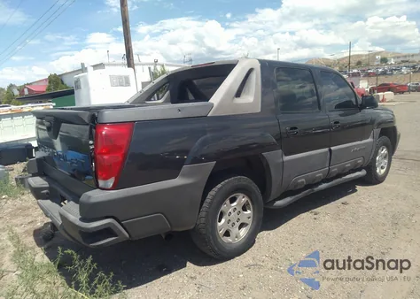 2003 Chevrolet Avalanche from USA, damaged, VIN 3GNEK13T43G155198